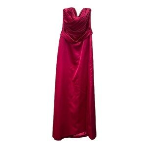 Women’s Wine Colored After Six Bridesmaid Dress Size 1